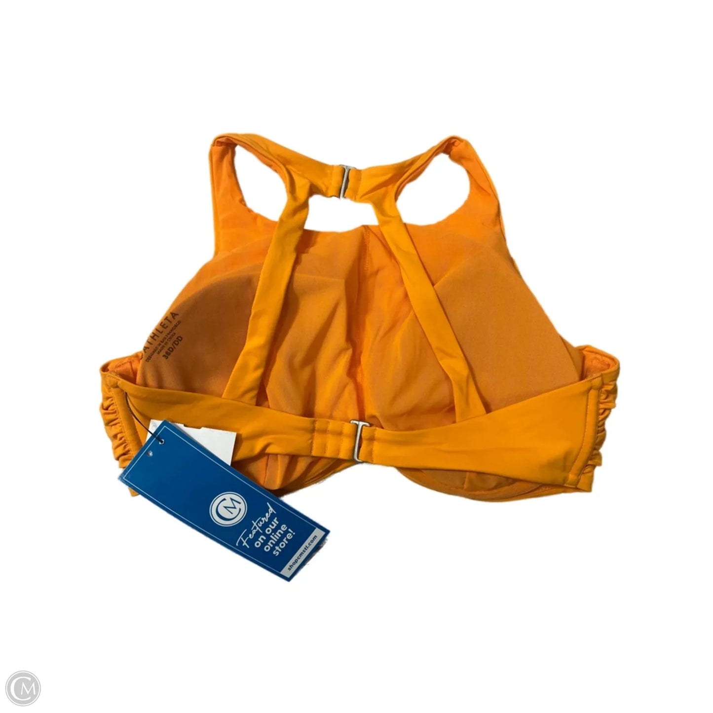 Swimsuit Top By Athleta In Orange, Size: L