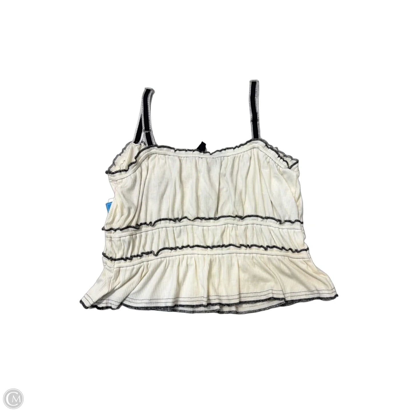 Top Sleeveless By Pilcro In Cream, Size: Xl