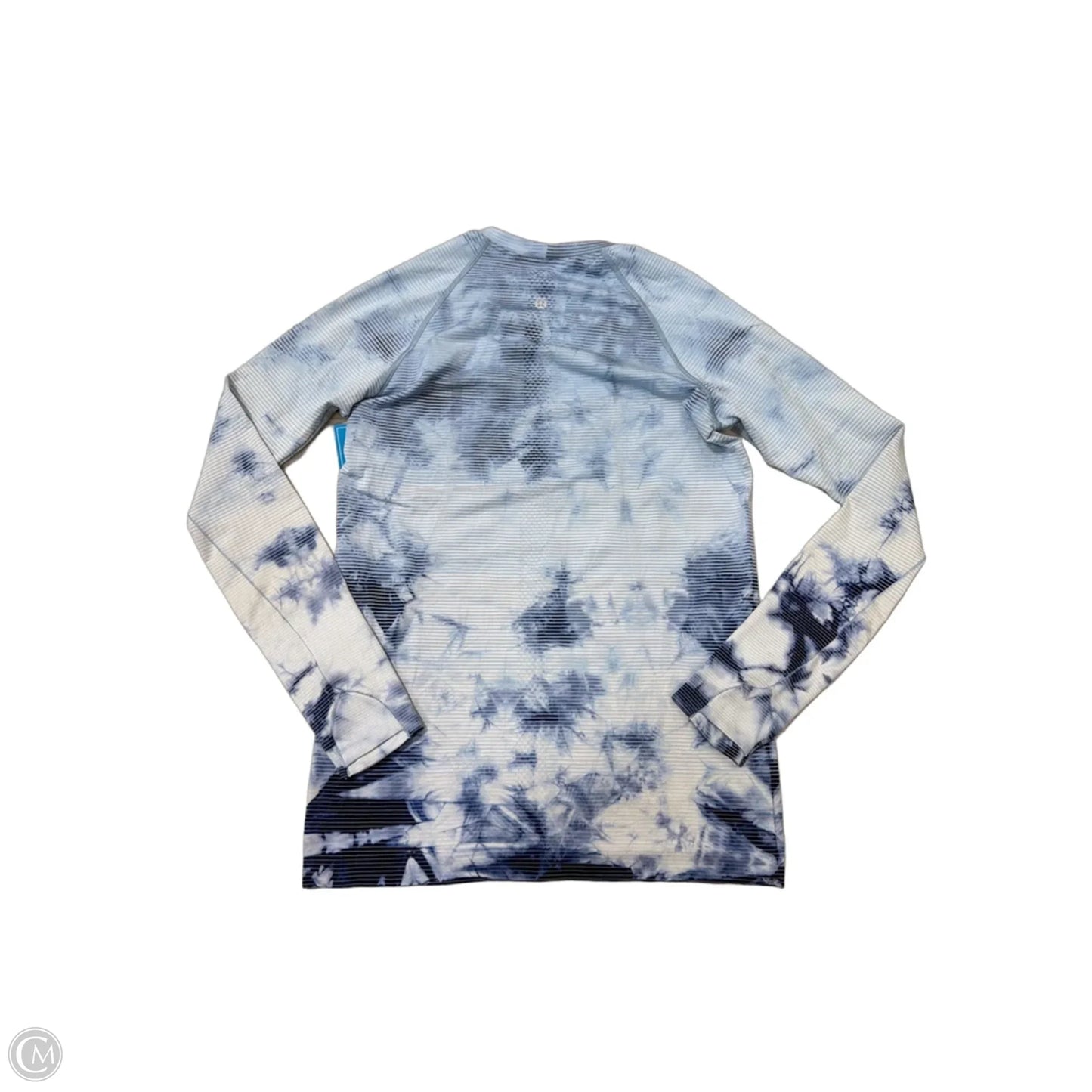Athletic Top Long Sleeve Crewneck By Lululemon In Blue, Size: M