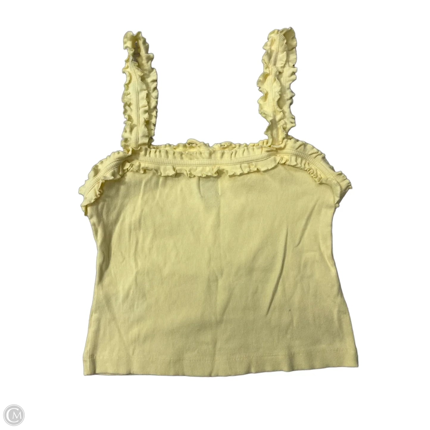 Top Sleeveless By Maeve In Yellow, Size: L