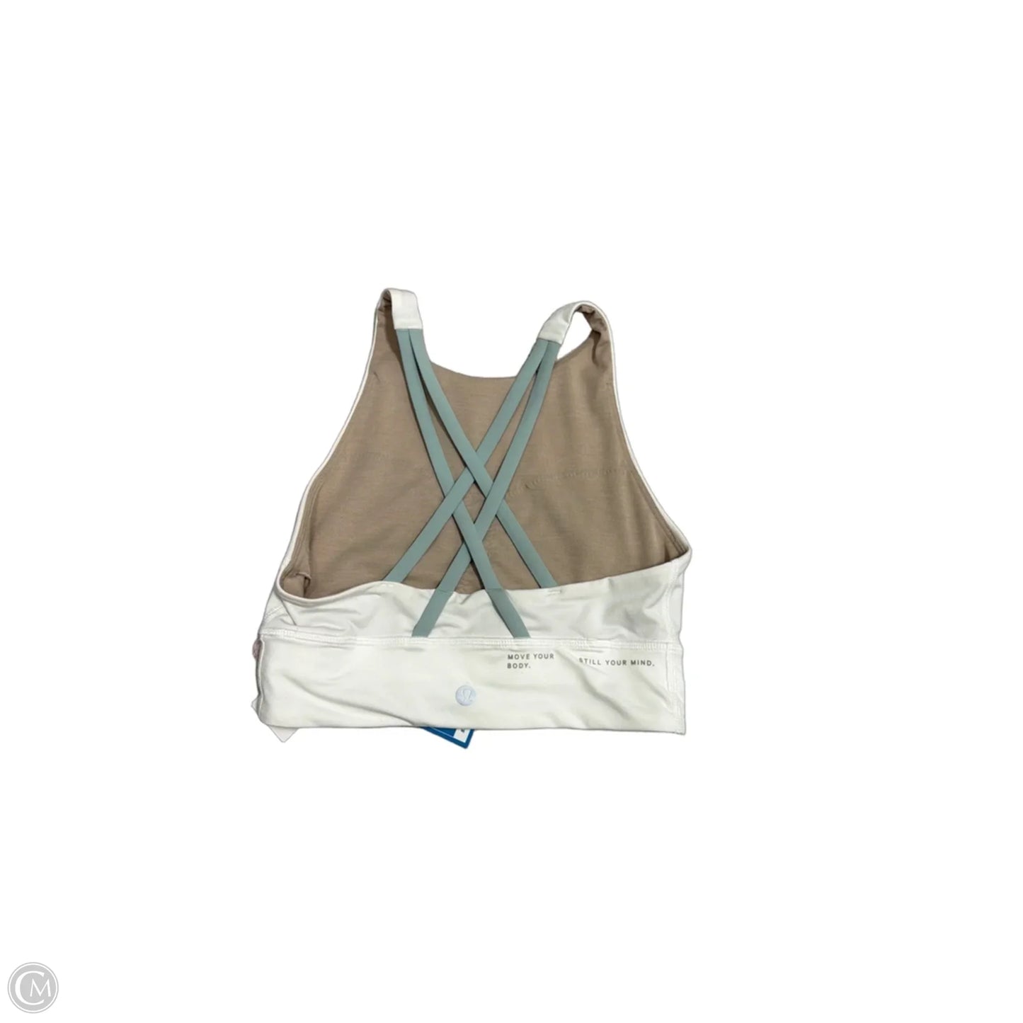 Athletic Bra By Lululemon In White, Size: S