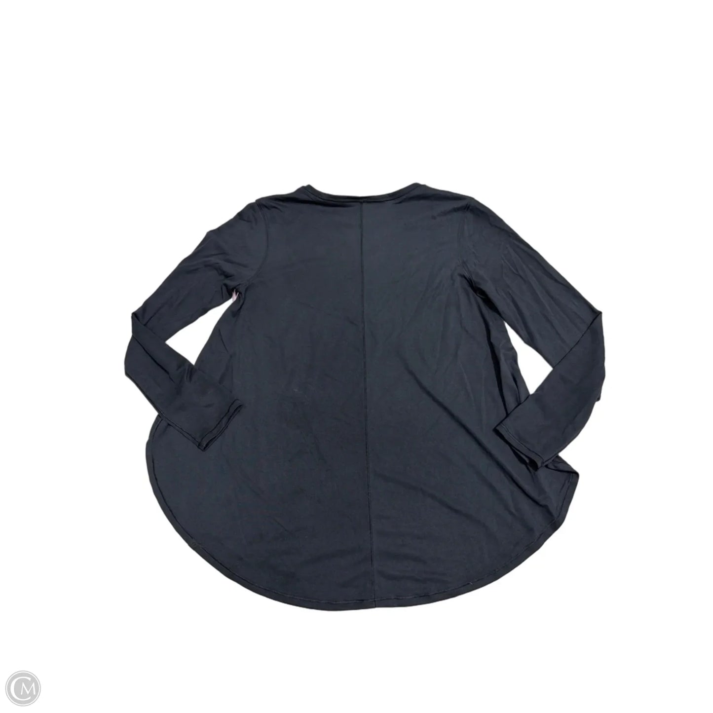 Athletic Top Long Sleeve Crewneck By Lululemon In Black, Size: S