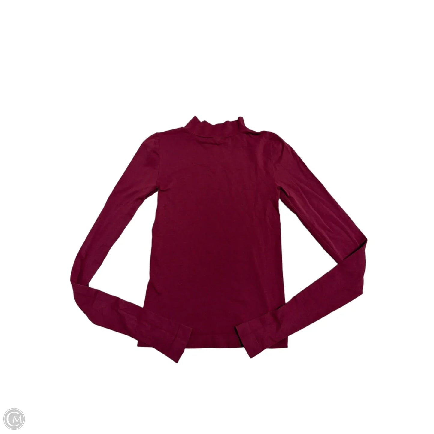 Athletic Top Long Sleeve Collar By Free People In Pink, Size: S