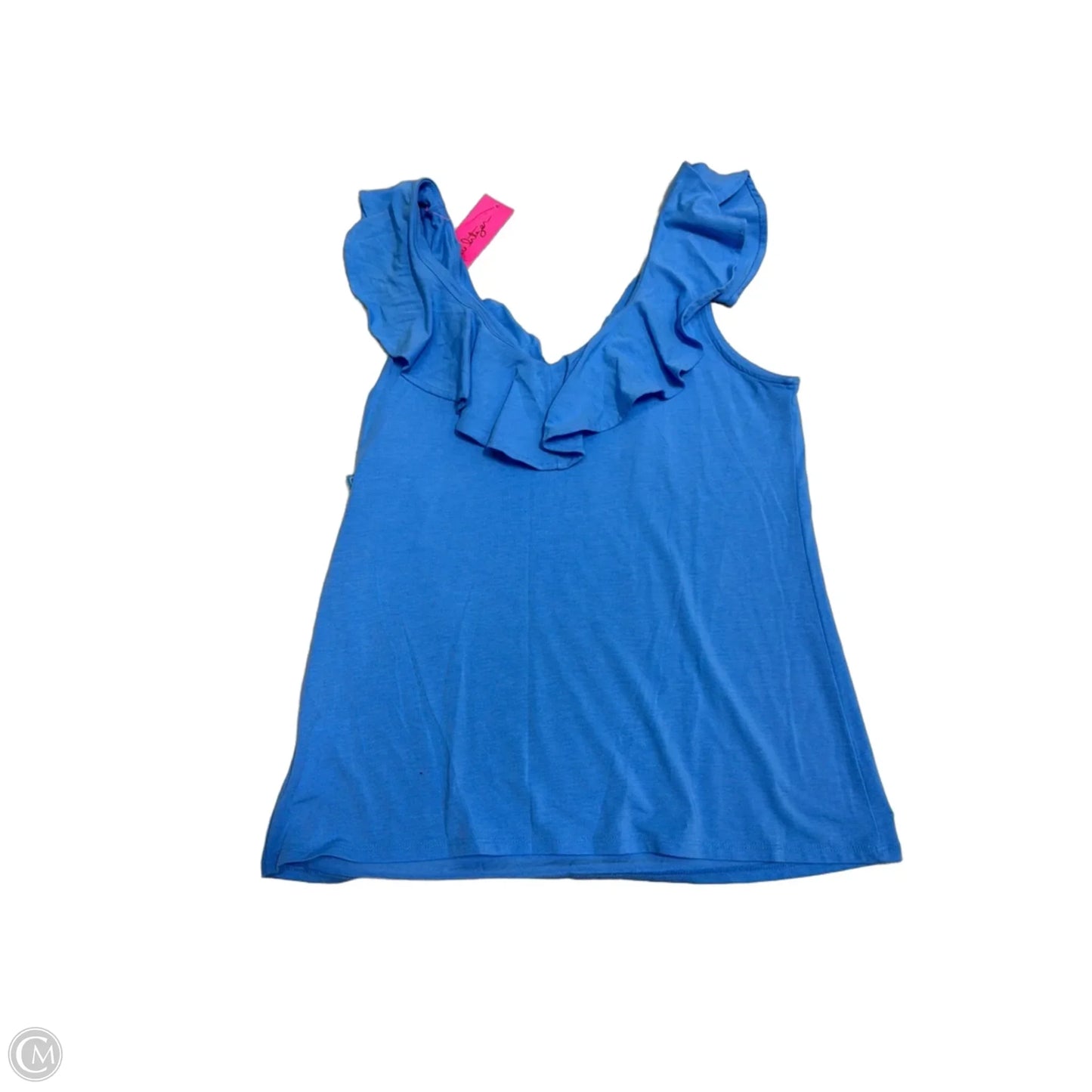 New! Top Sleeveless Designer By Lilly Pulitzer In Blue, Size: S