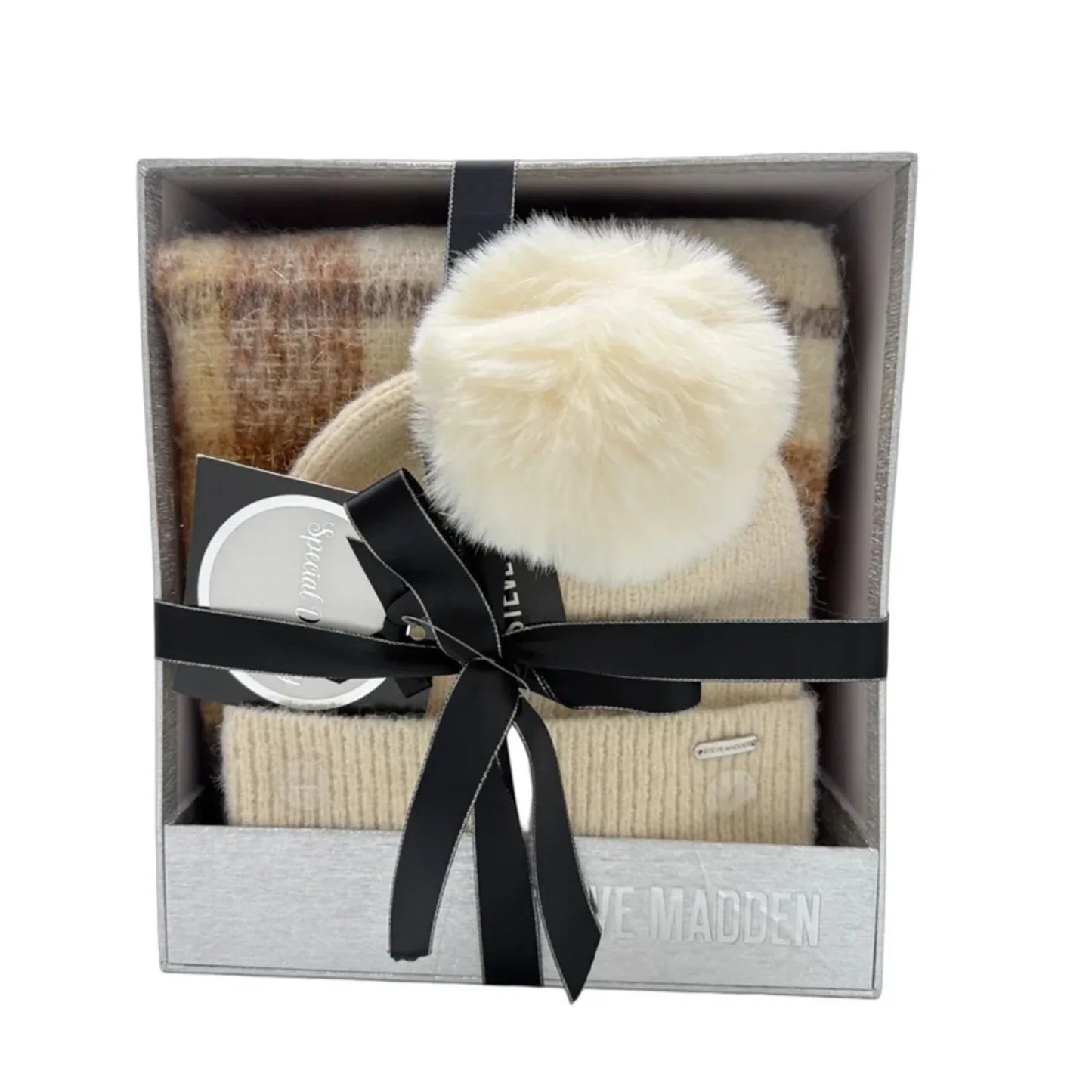 New! Hat & Scarf Set By Steve Madden, Size: