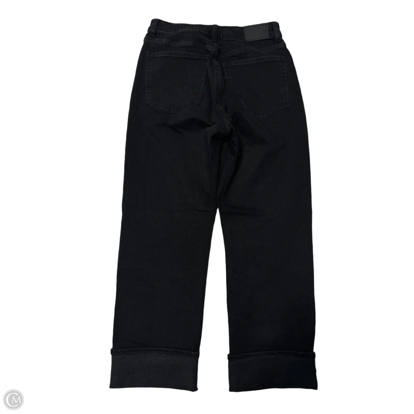 Jeans Straight By Madewell In Black, Size: 6