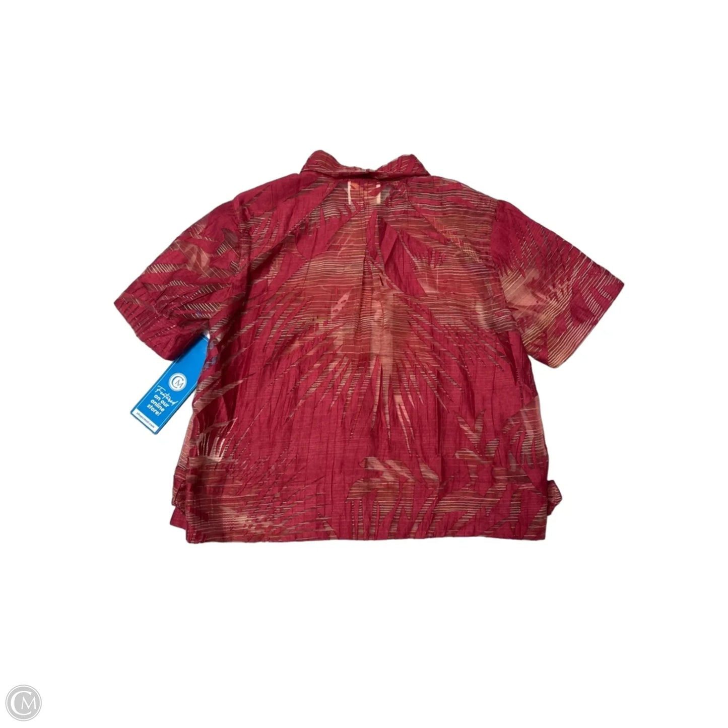 Top Short Sleeve By Maeve In Red, Size: S