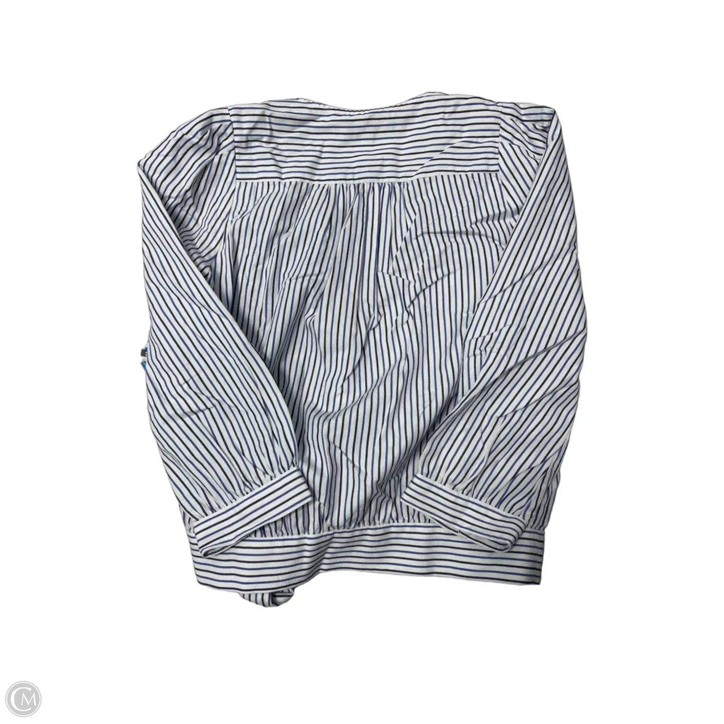 Top Long Sleeve By Madewell In Blue, Size: Xs