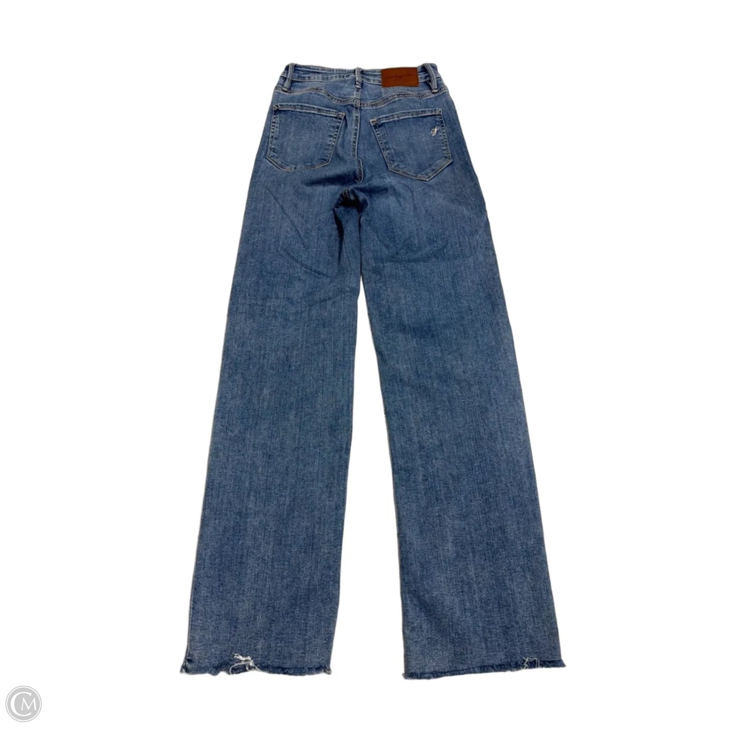 Jeans Straight By Carly Jean In Blue Denim, Size: 0