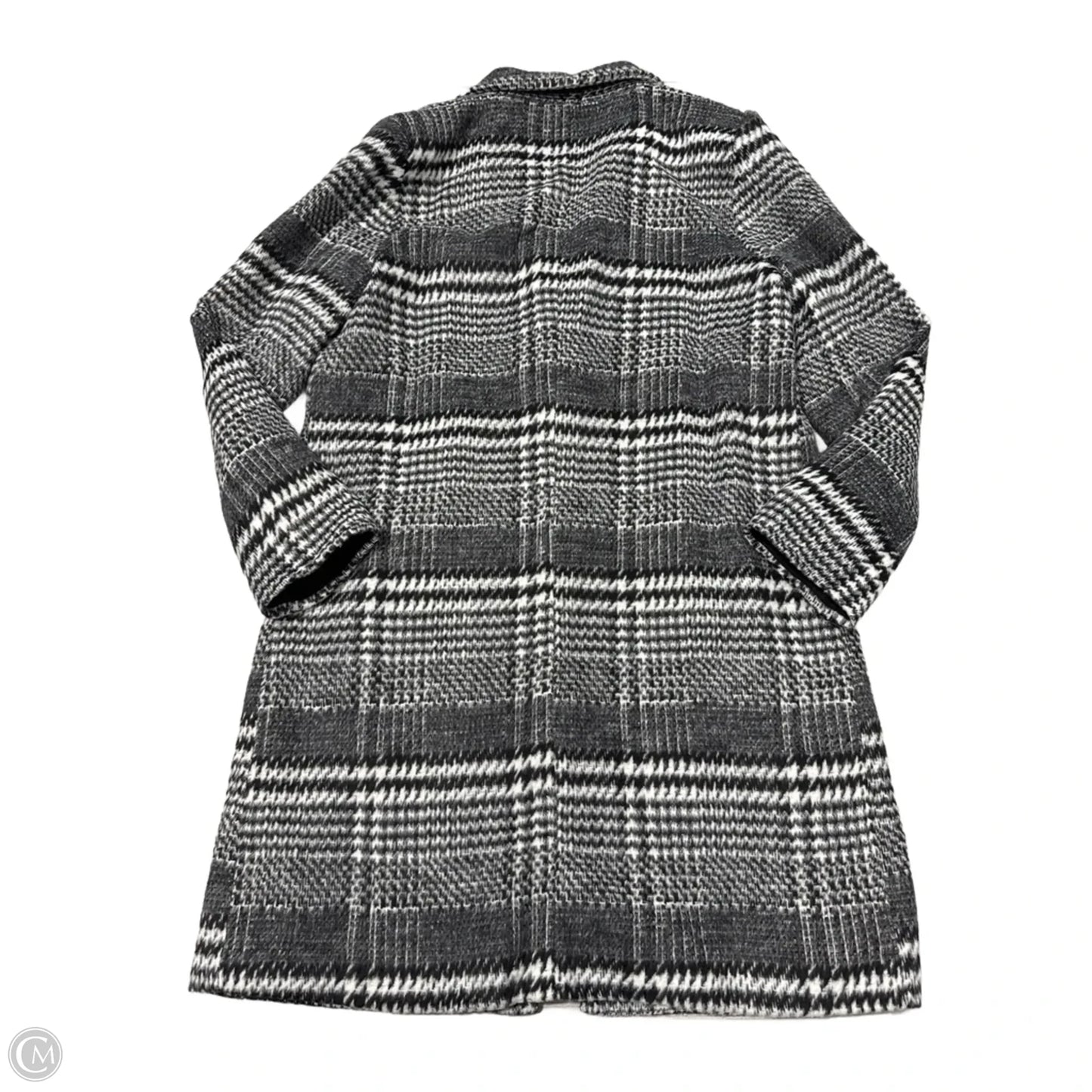 New! Coat Peacoat By Baltic Born In Grey & White, Size: L