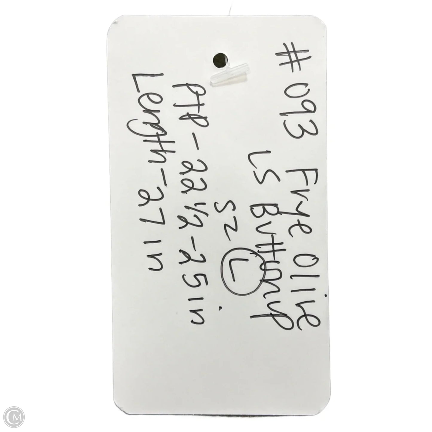 Blouse Designer By Frye In Green, Size: L