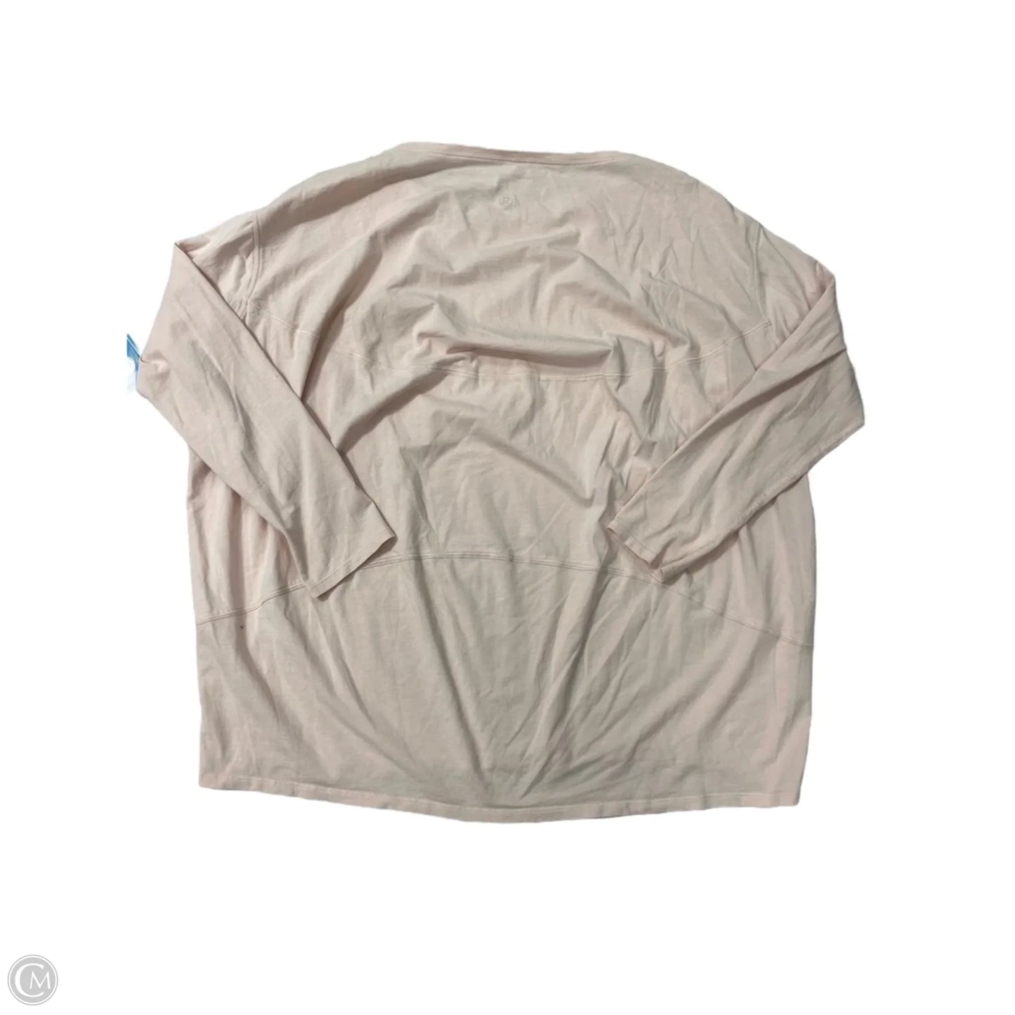 Top Long Sleeve By Lululemon In Pink, Size: Xl