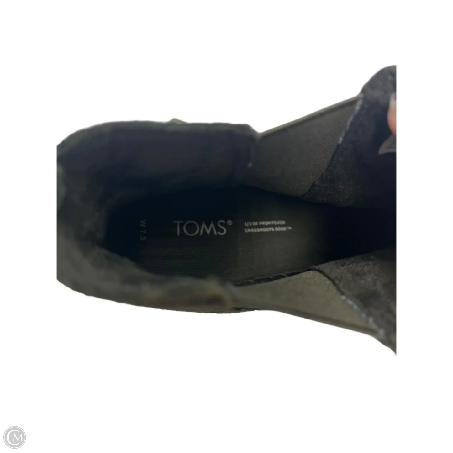 Boots Ankle Heels By Toms In Green, Size: 7.5