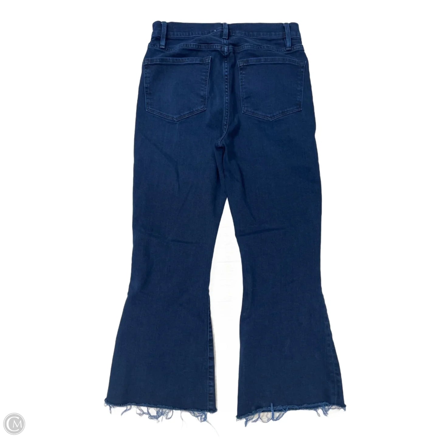 Jeans Cropped By Frame In Blue Denim, Size: 6