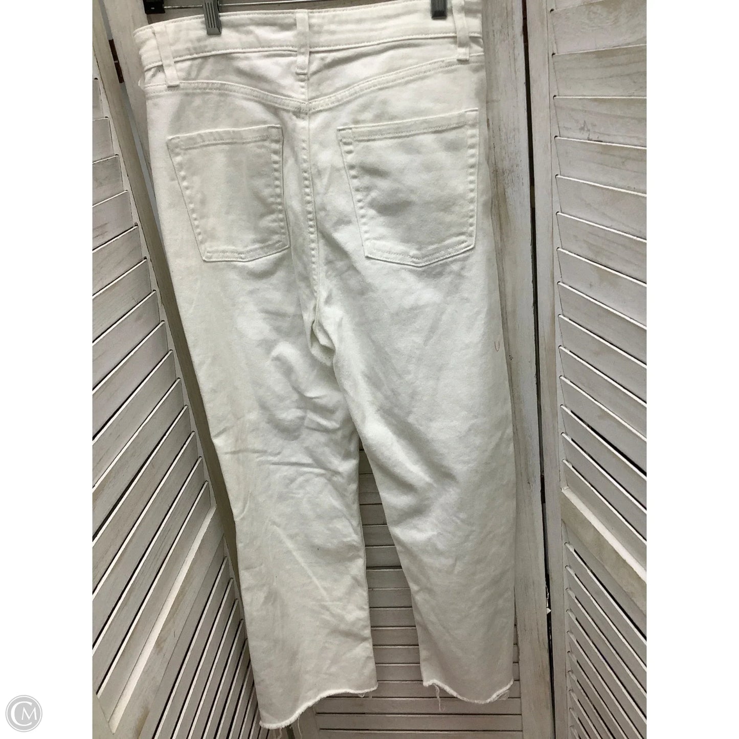Jeans Straight By Wild Fable In White Denim, Size: 8