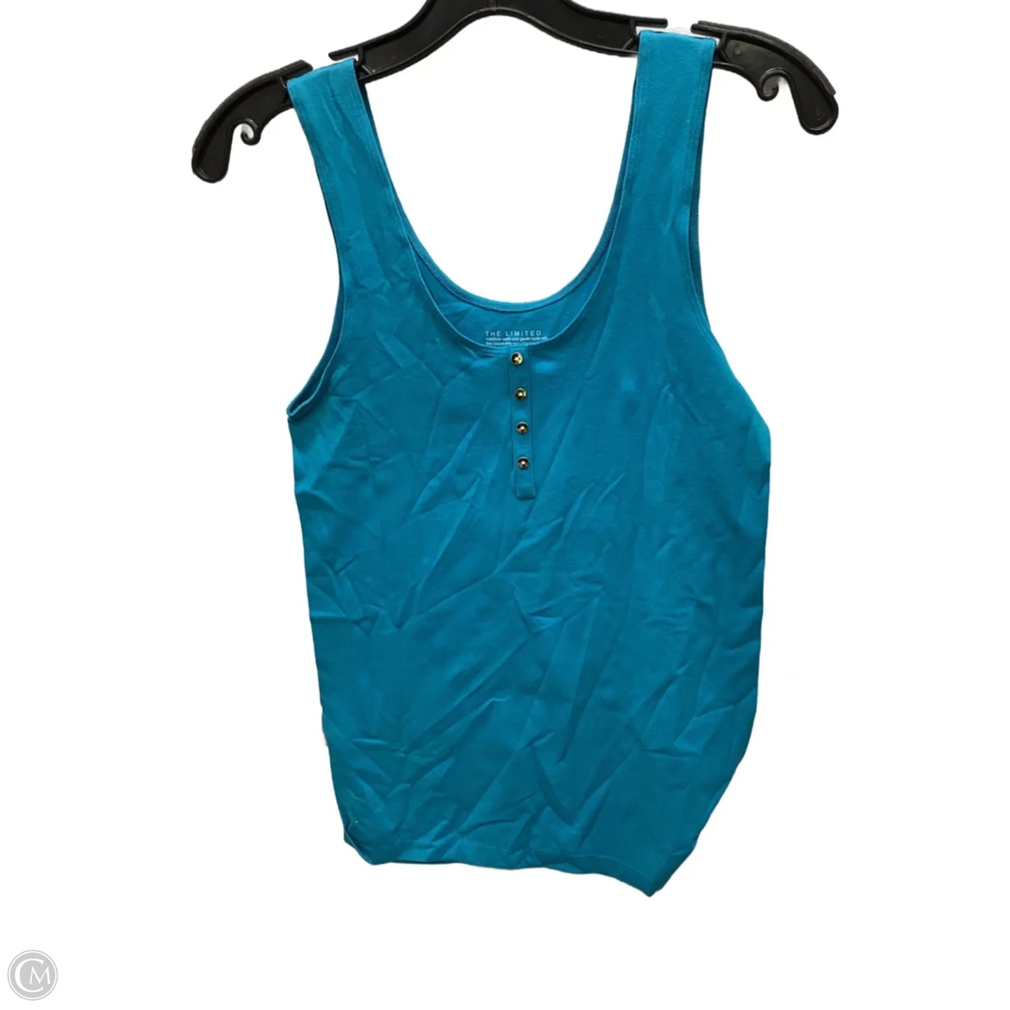 Tank Top By Limited In Teal, Size: L