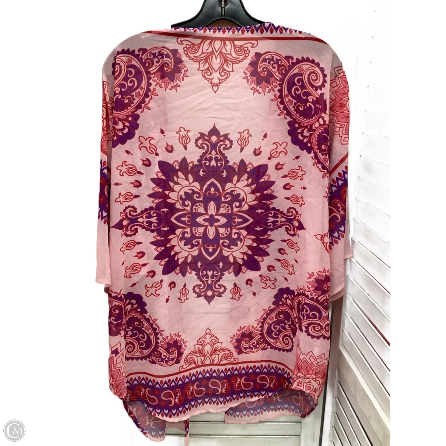 Swimwear Cover-up By Clothes Mentor In Paisley Print, Size: M