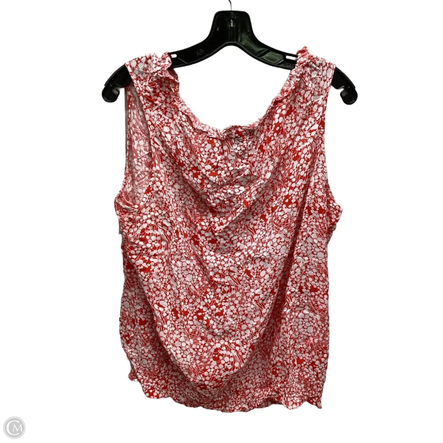 Top Sleeveless By Ana In Floral Print, Size: 2x