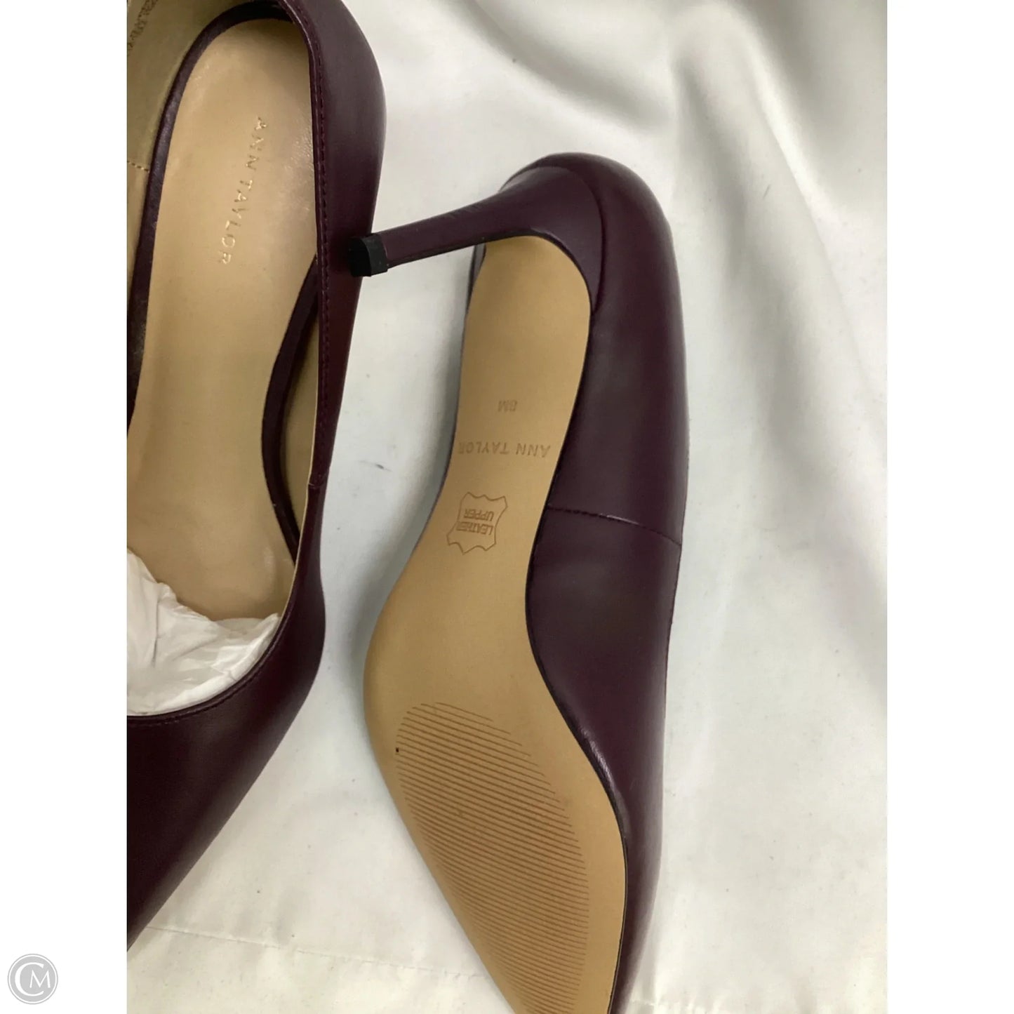 Shoes Heels Kitten By Ann Taylor In Purple, Size: 8