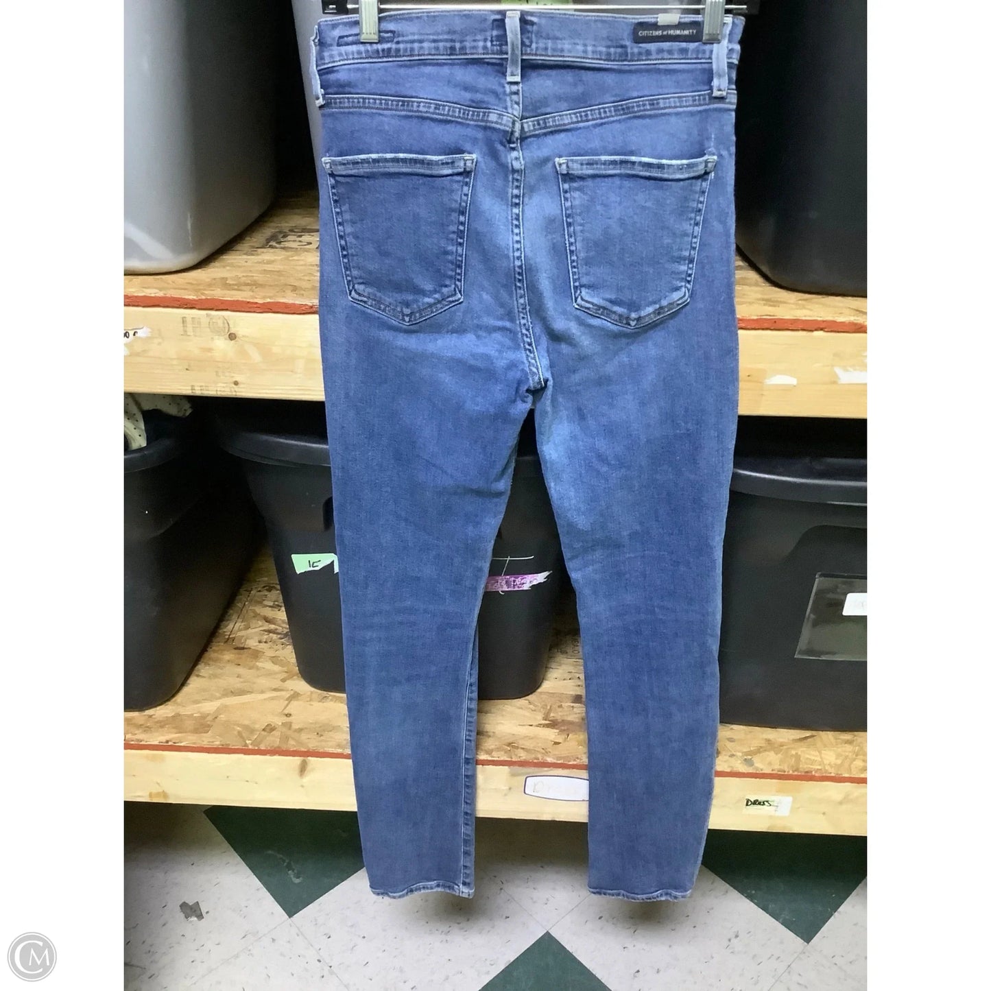 Jeans Skinny By Citizens Of Humanity In Blue Denim, Size: 4