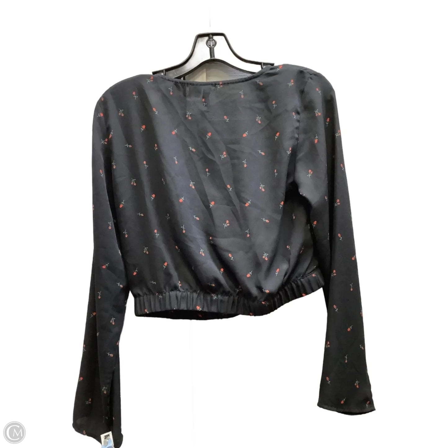 Top Long Sleeve By H&m In Black, Size: 6