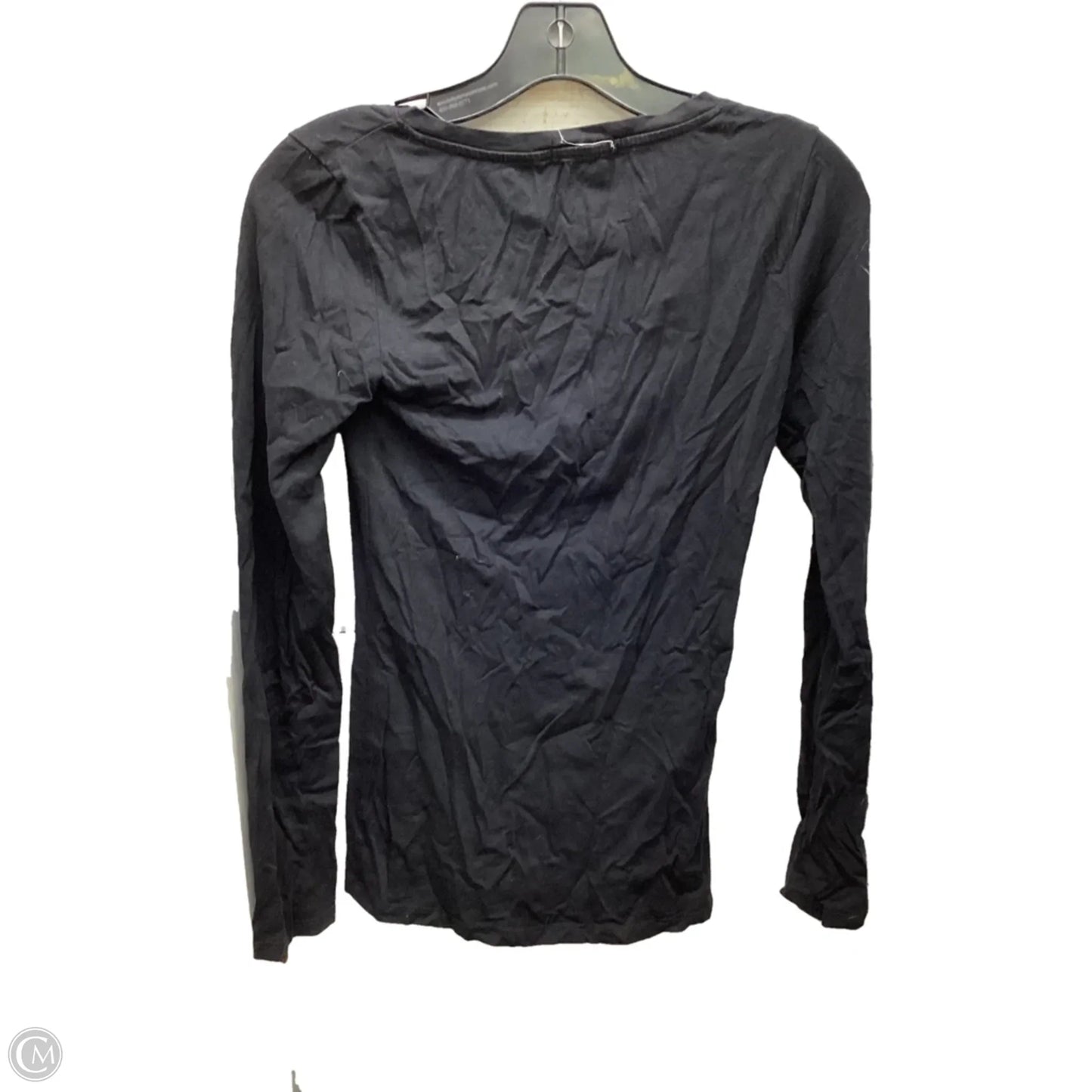 Top Long Sleeve By Heart & Hips In Black, Size: Xl