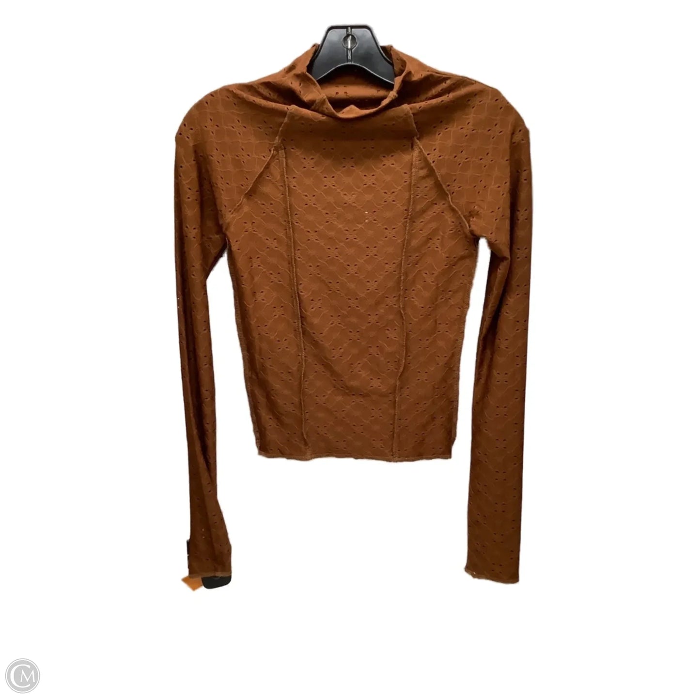 Top Long Sleeve By Urban Outfitters In Brown, Size: Xs