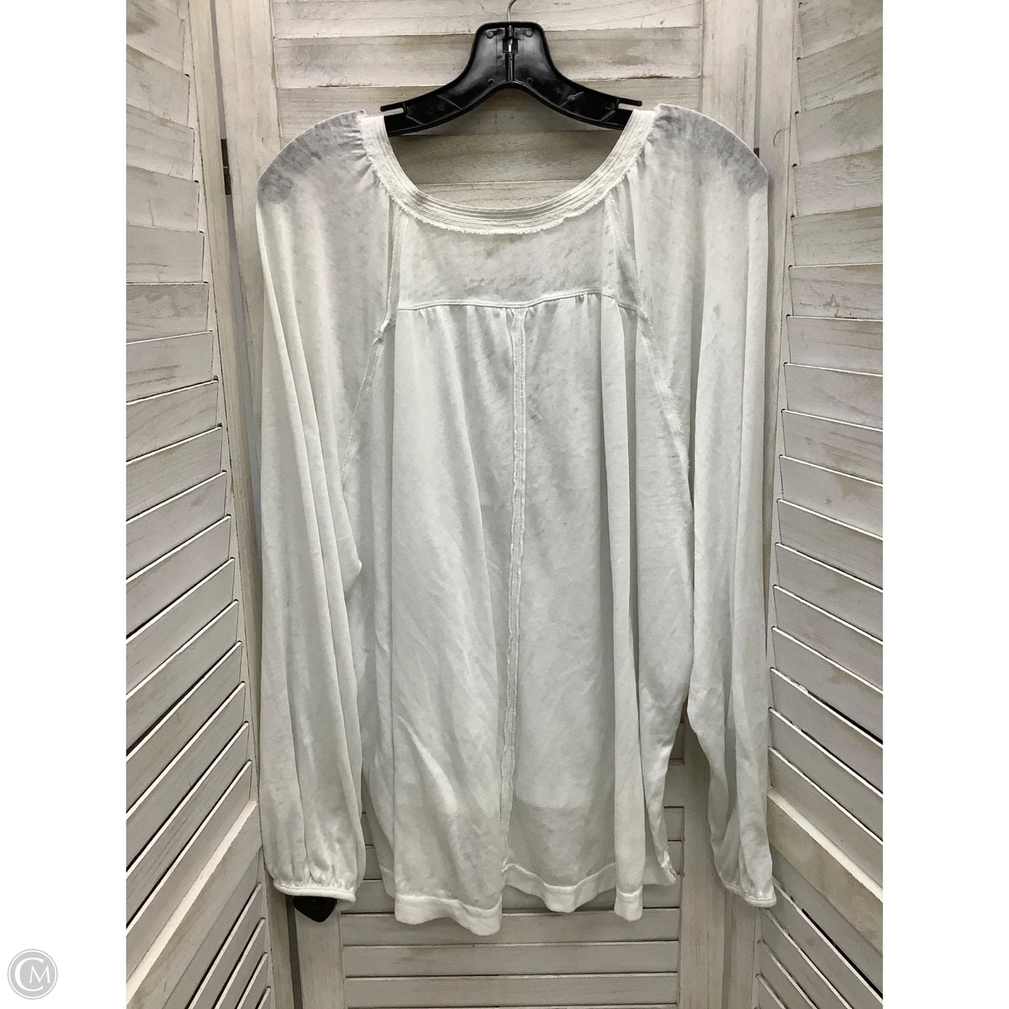 Top Long Sleeve By We The Free In White, Size: M