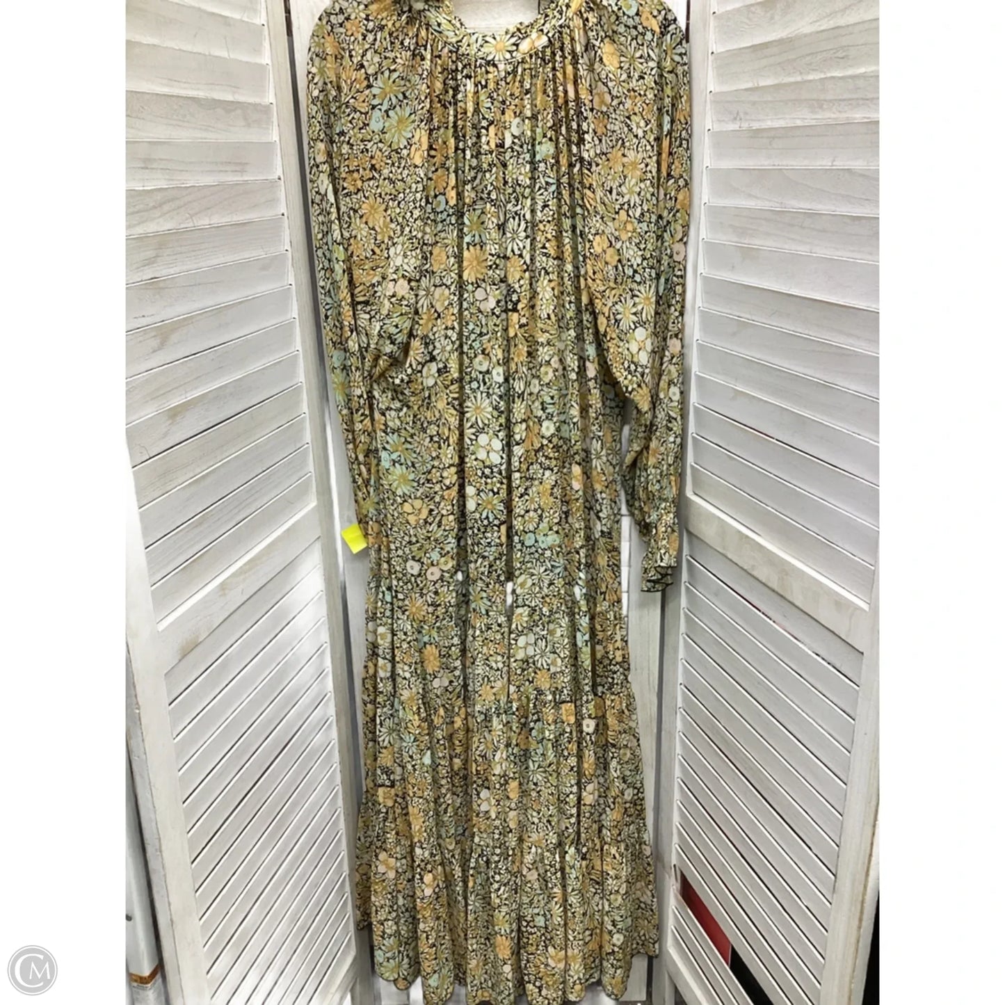 Dress Casual Maxi By Free People In Floral Print, Size: L