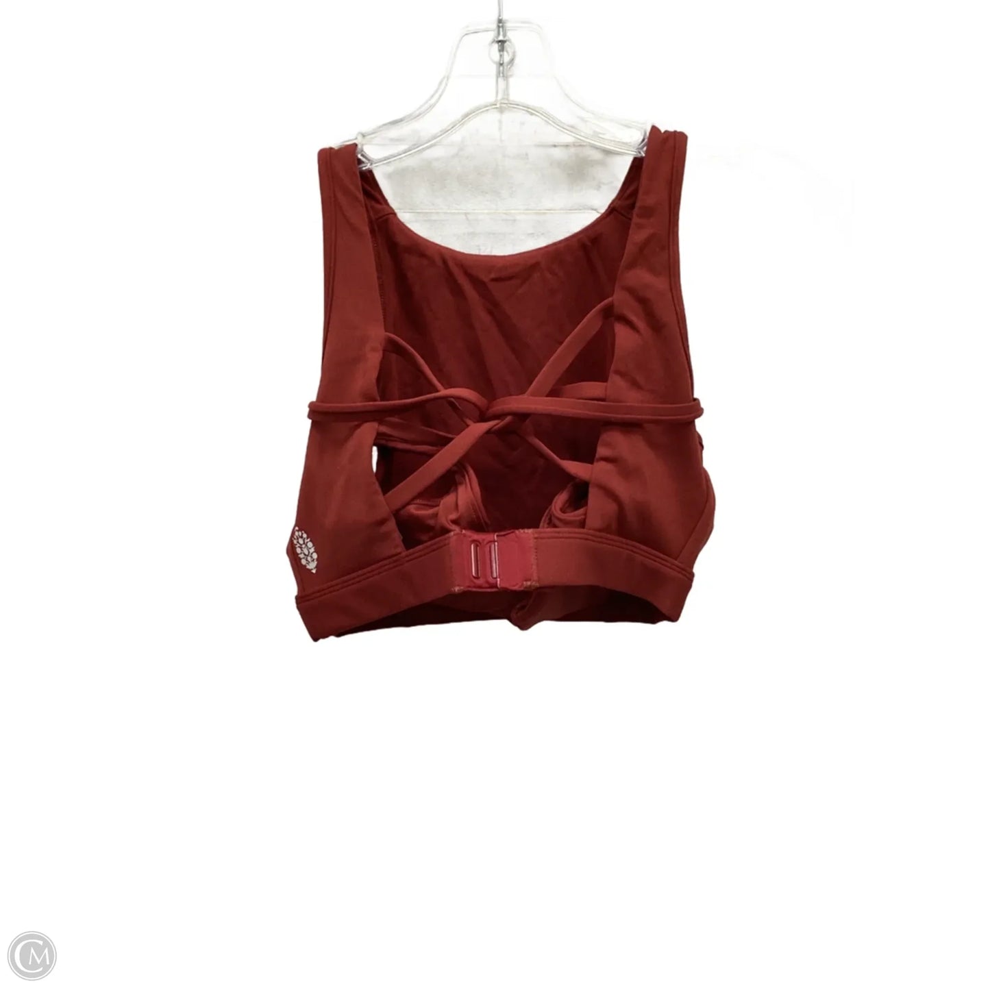 Athletic Bra By Free People In Maroon, Size: S