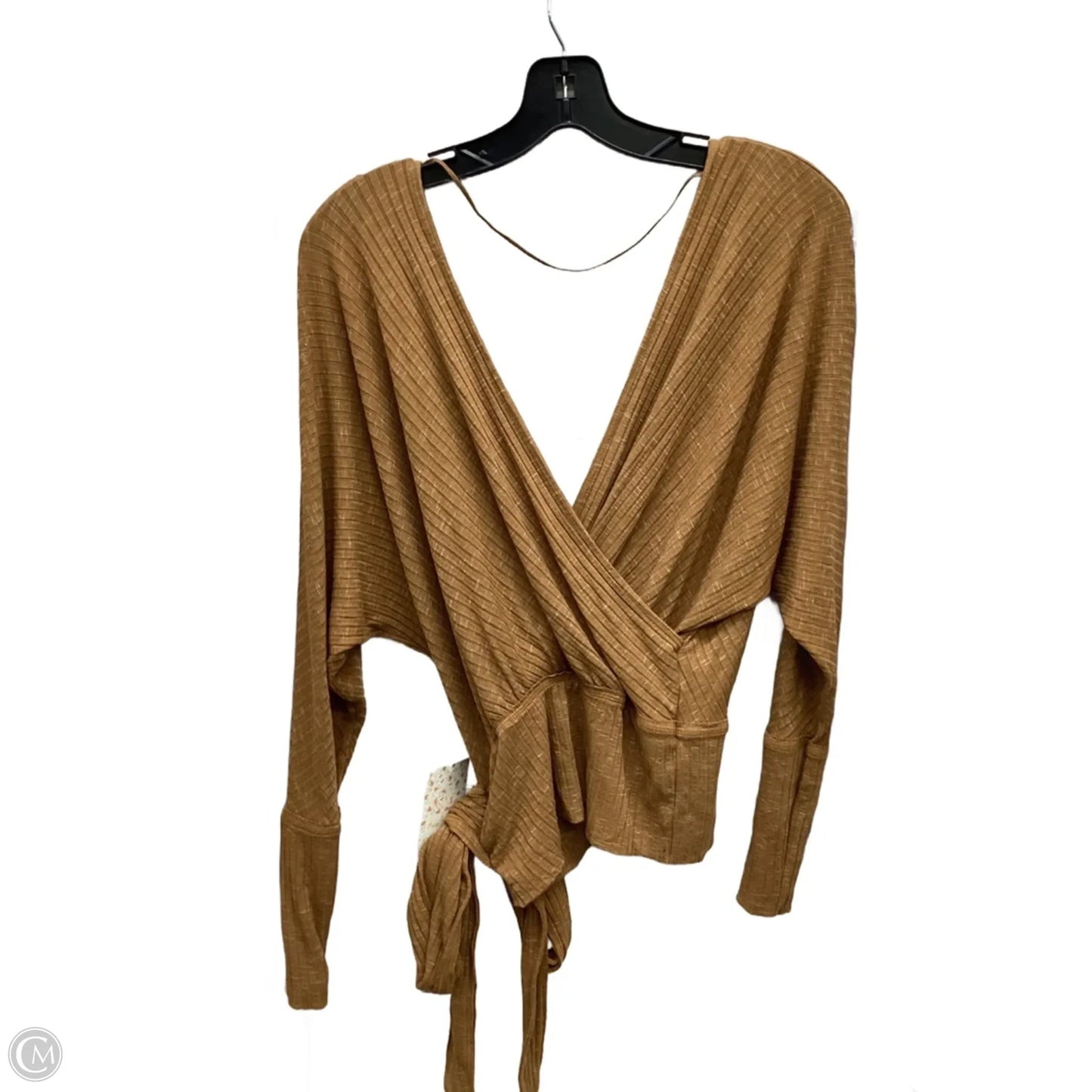 Top Long Sleeve By We The Free In Brown, Size: Xs