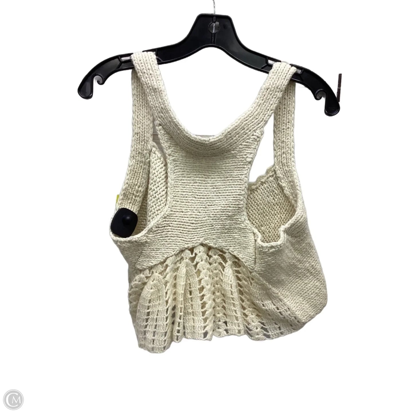 Top Sleeveless By Free People In Ivory, Size: L
