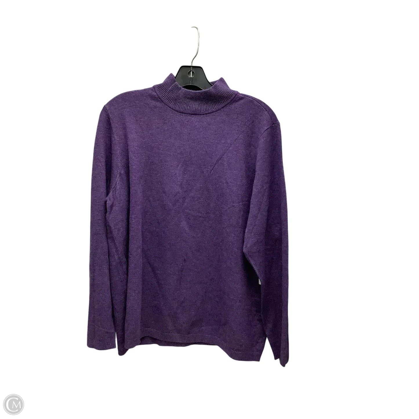 Top Long Sleeve By Chicos In Purple, Size: Xl