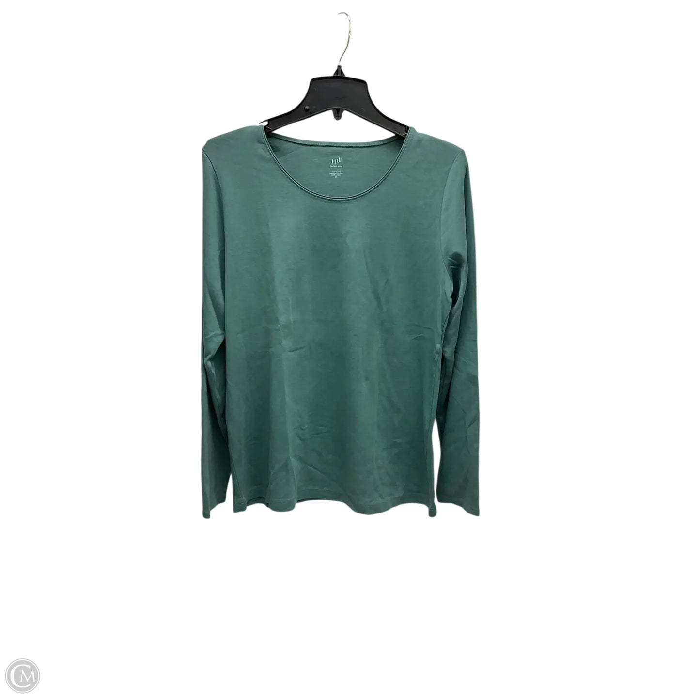 Top Long Sleeve By J. Jill In Green, Size: Xl
