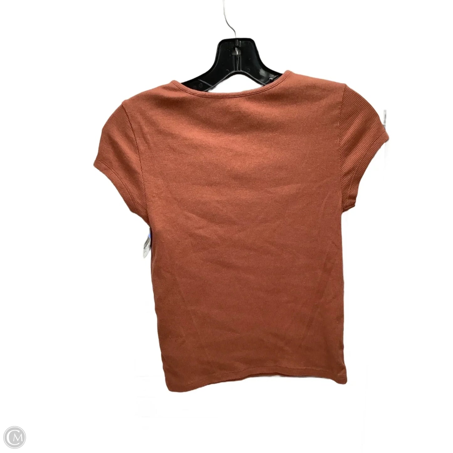 Top Short Sleeve By American Eagle In Coral, Size: S