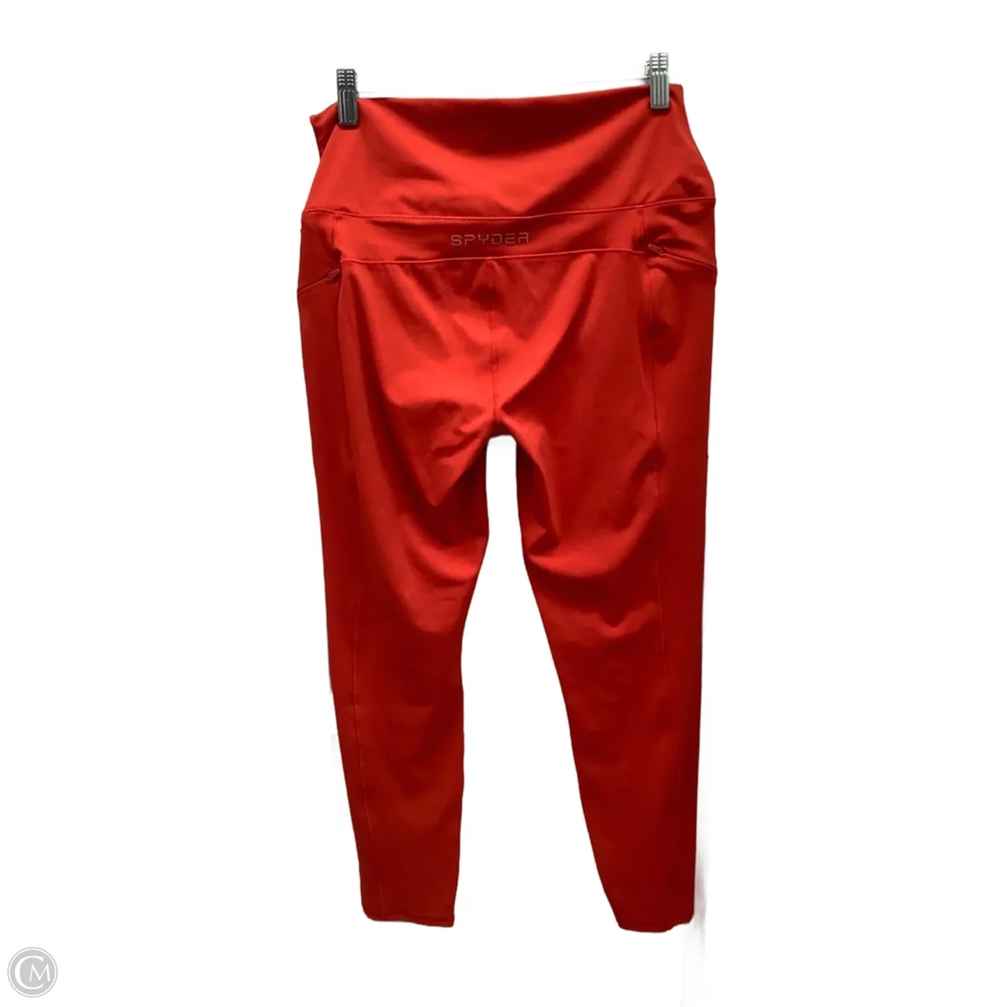 Athletic Leggings By Spyder In Red, Size: L