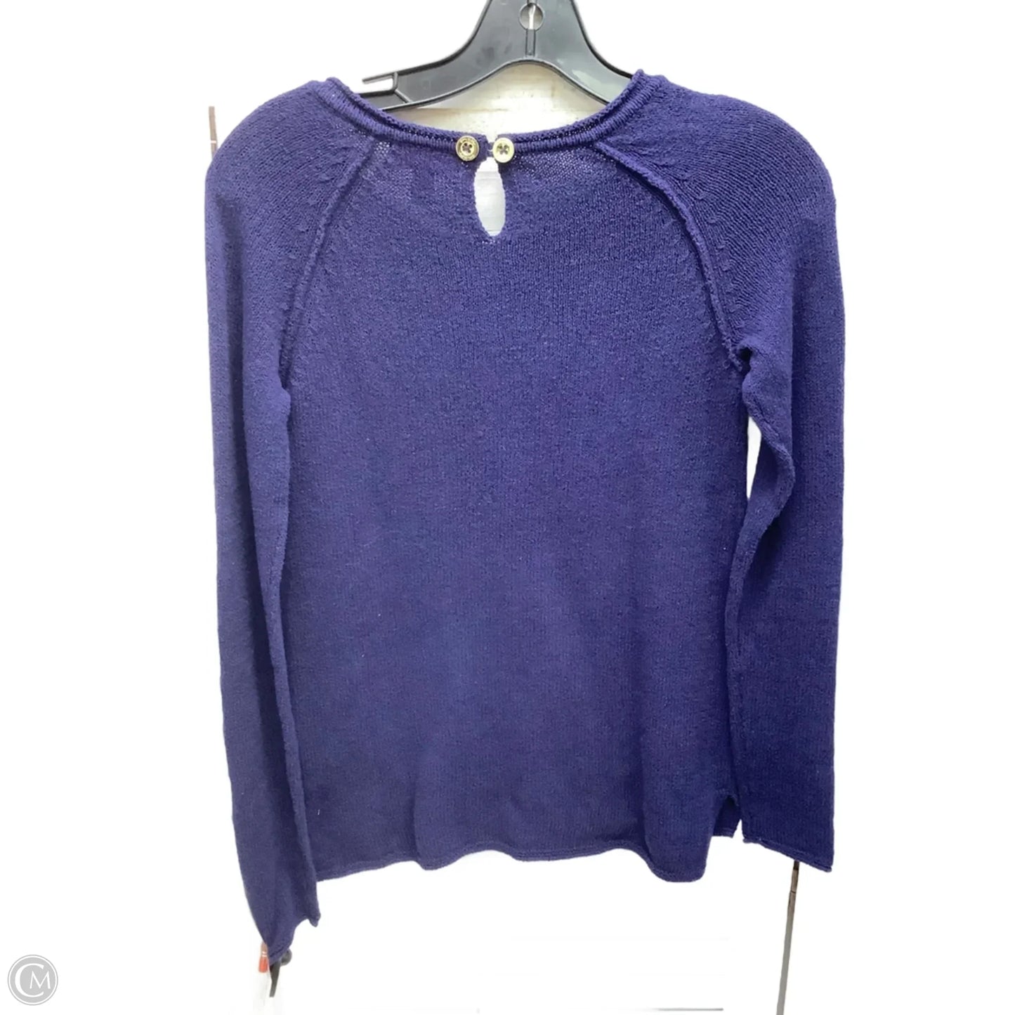 Top Long Sleeve Designer By Lilly Pulitzer In Navy, Size: Xxs