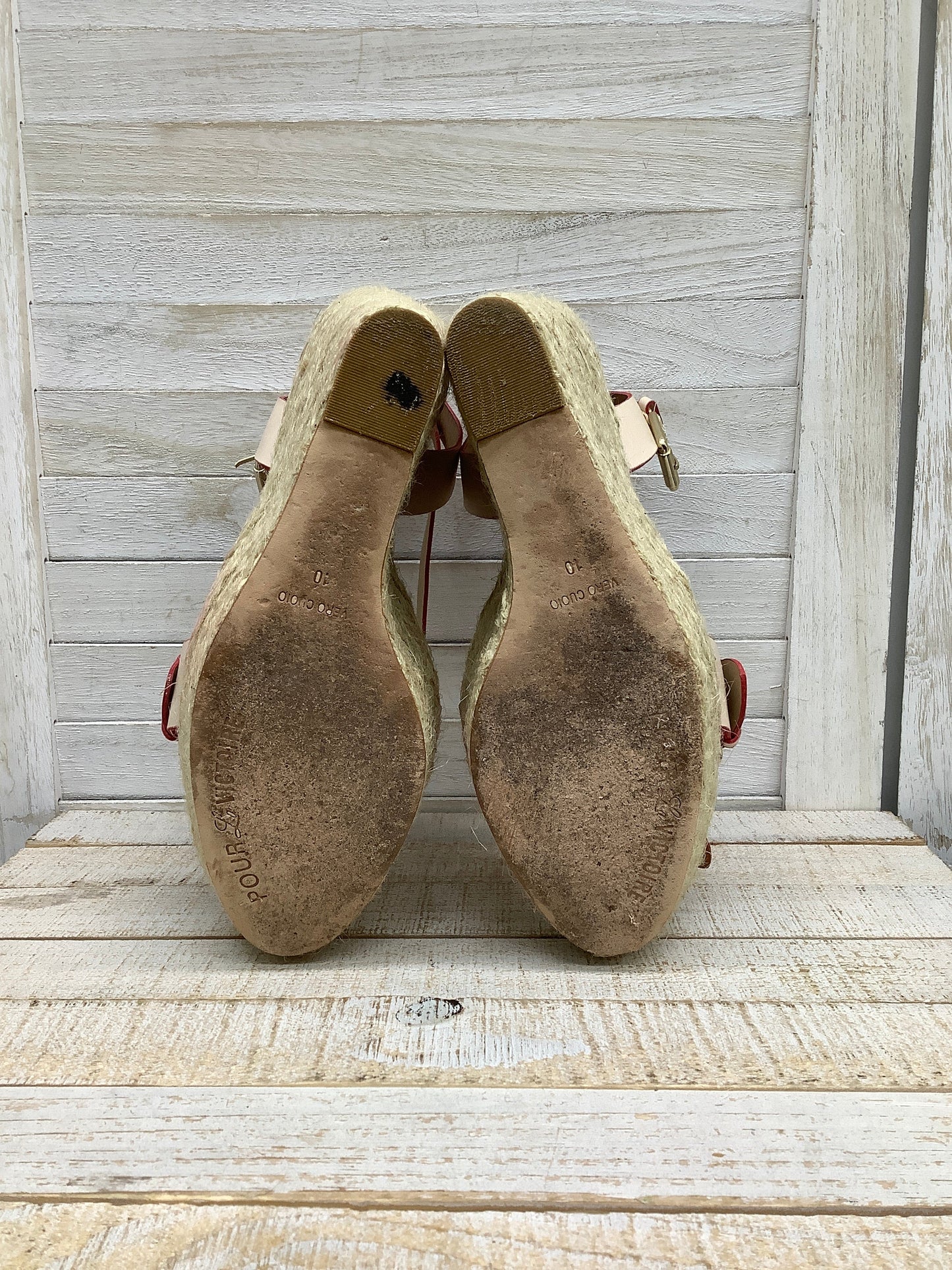 Shoes Heels Wedge By Clothes Mentor Size: 10