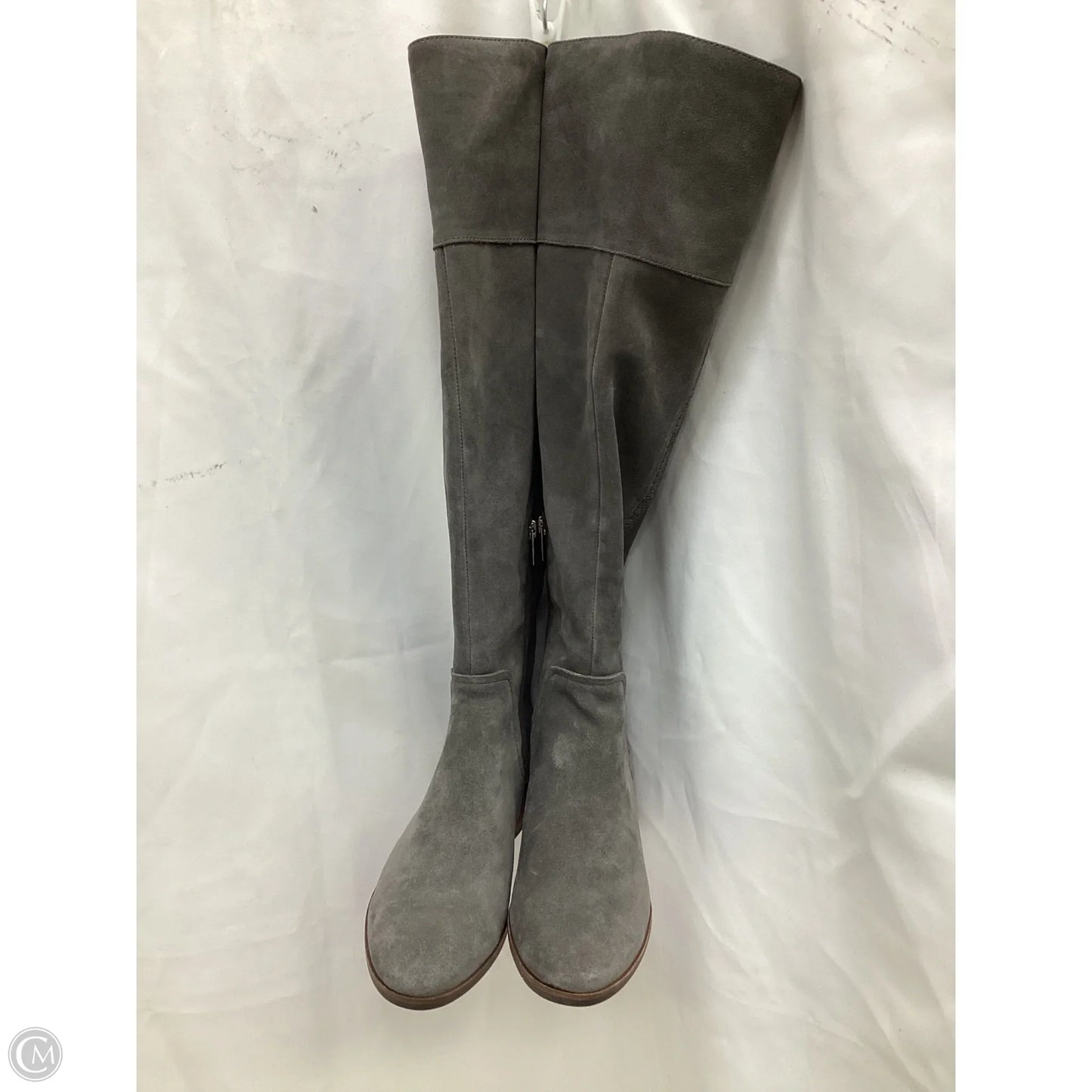 Boots Mid-calf Flats By Vince Camuto In Grey, Size: 10