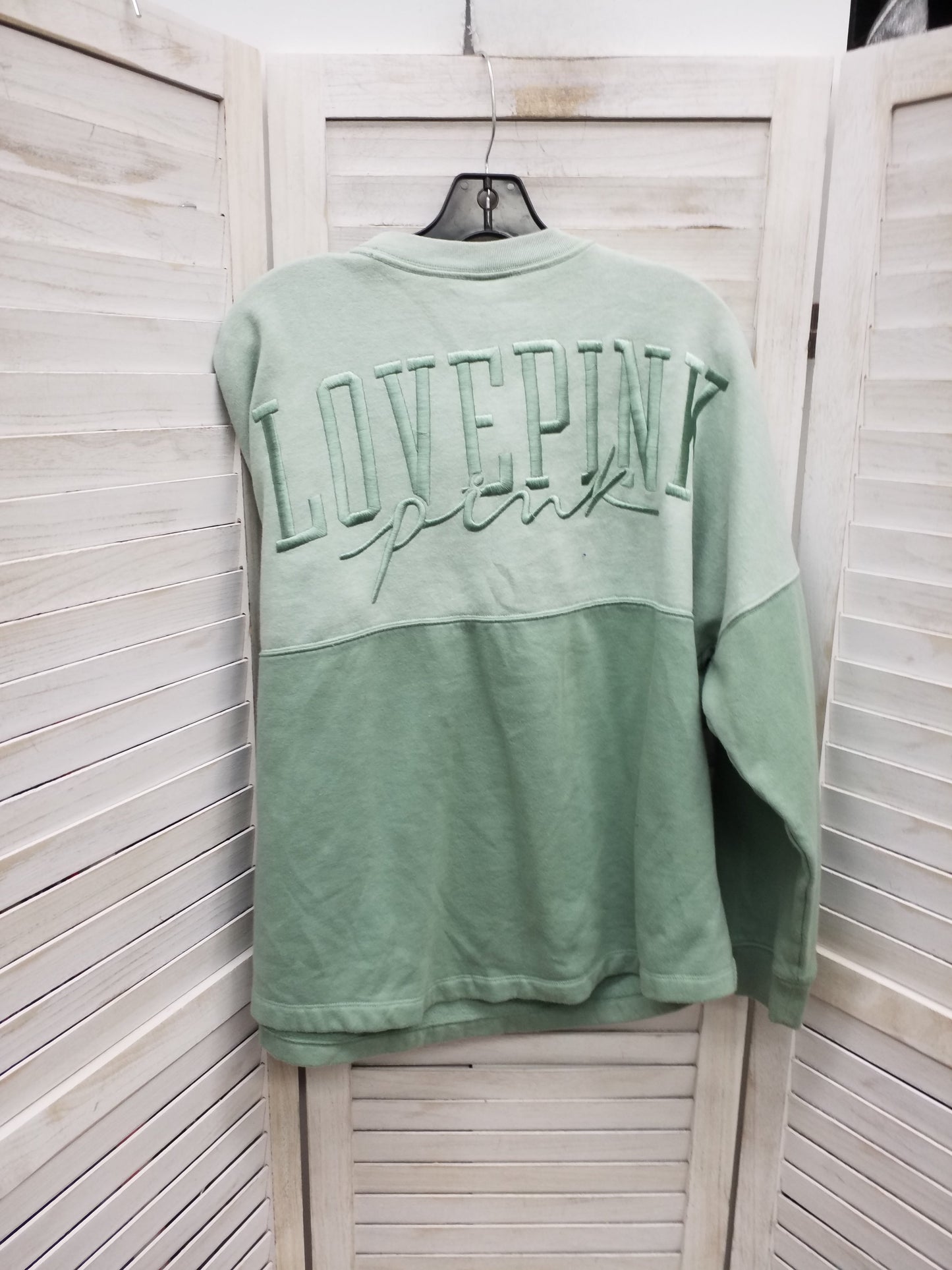 Sweatshirt Crewneck By Pink Size: L