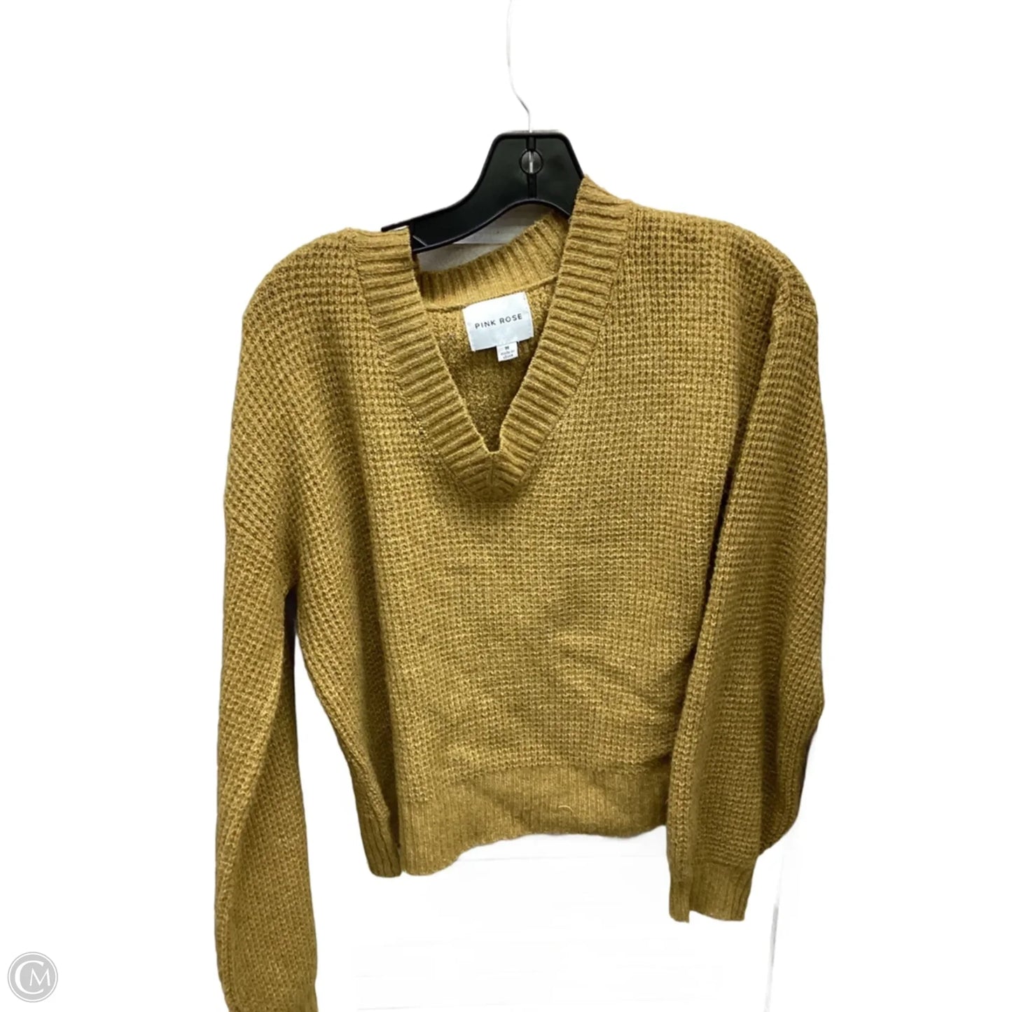 Sweater By Pink Rose In Gold, Size: M