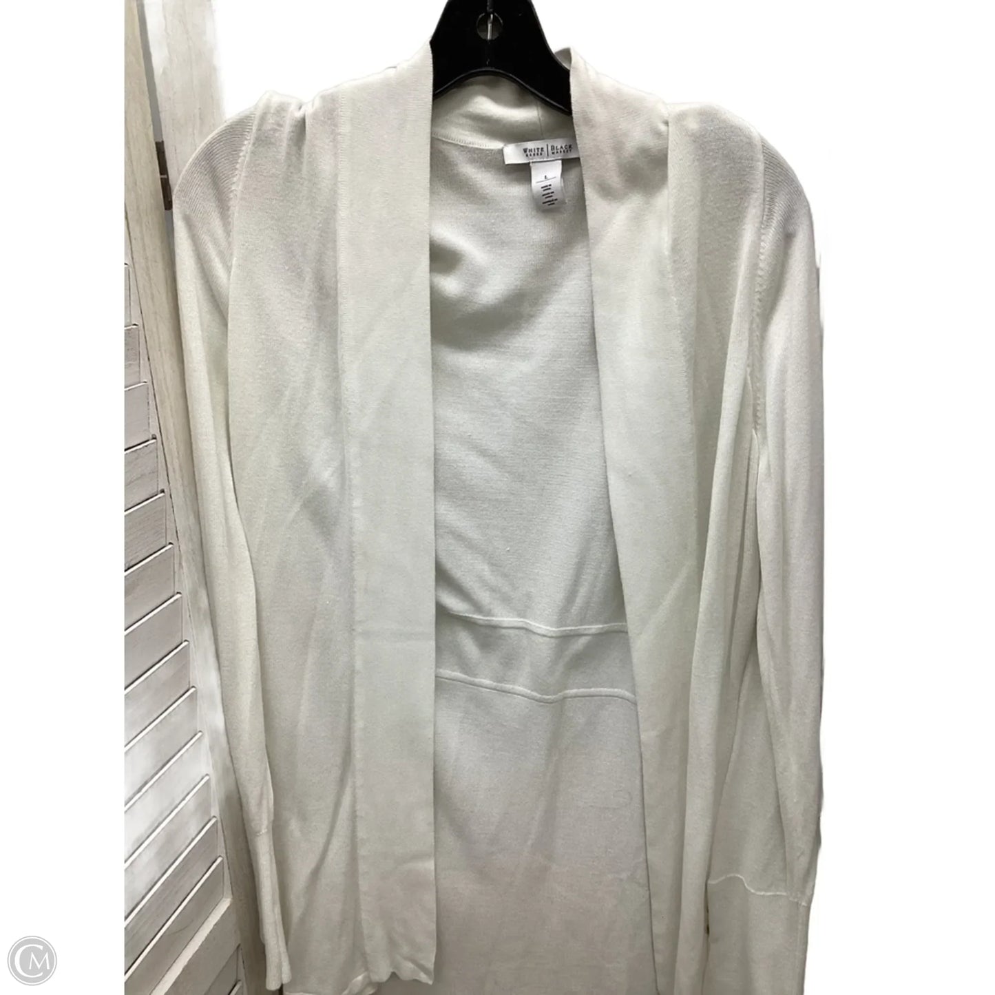 Cardigan By White House Black Market In White, Size: L