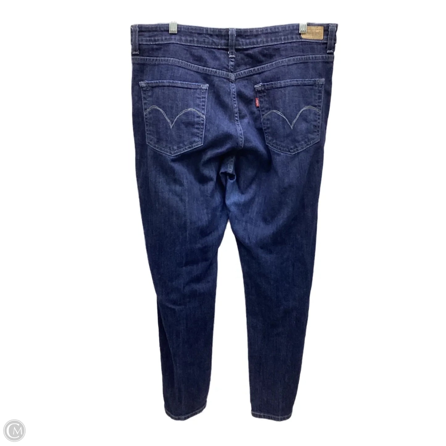 Jeans Skinny By Levis In Blue Denim, Size: 14