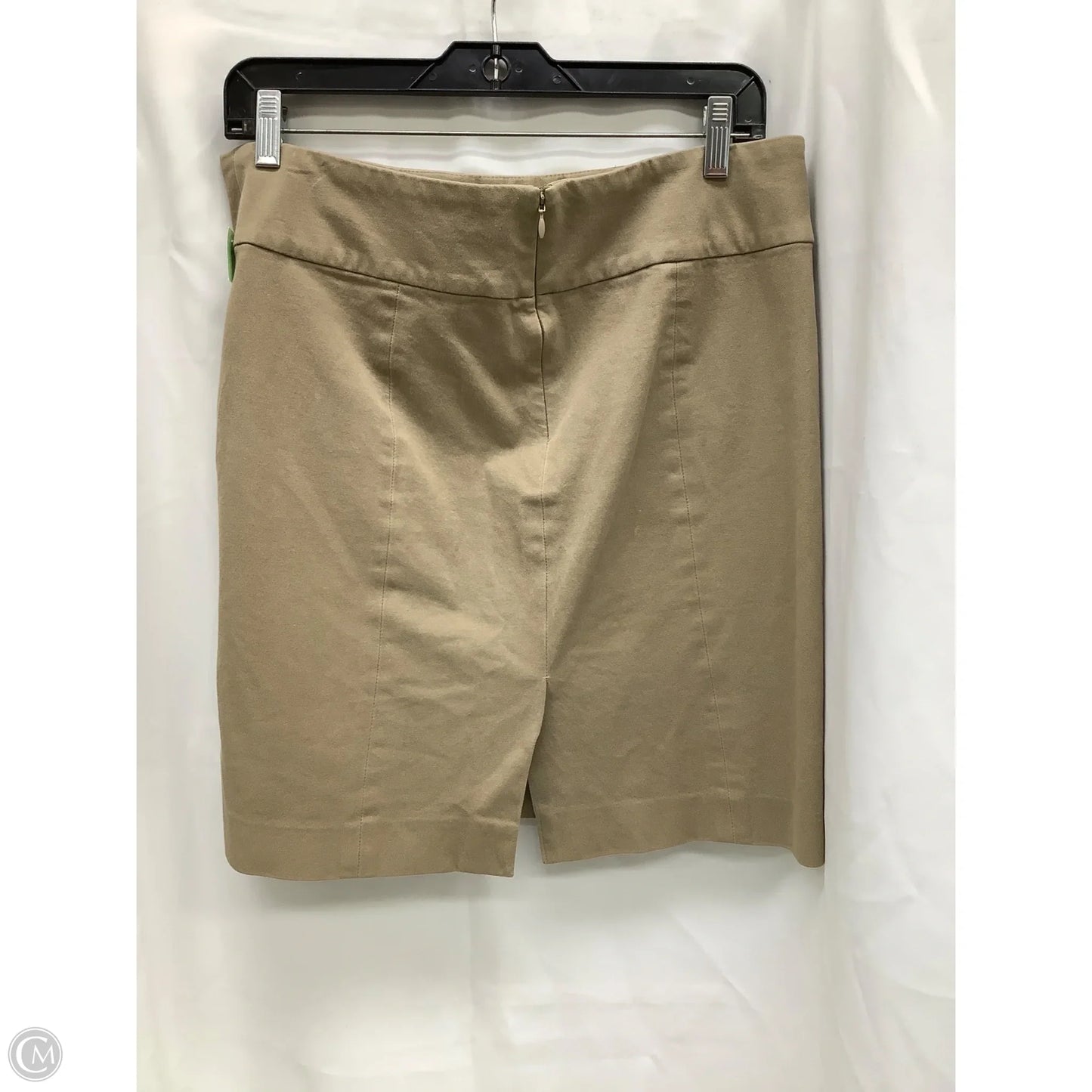 Skirt Midi By Banana Republic In Tan, Size: 10
