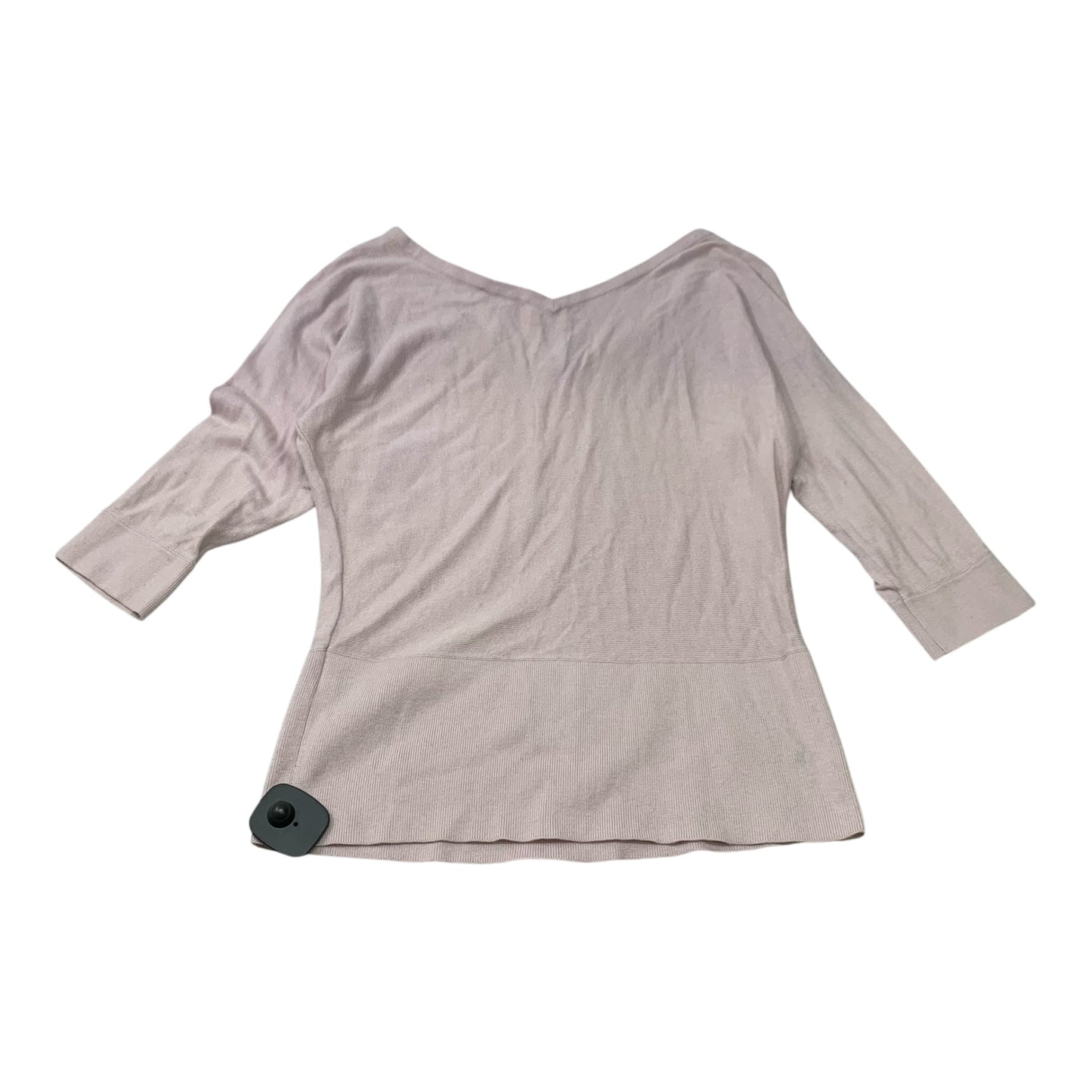 Top Long Sleeve Basic By White House Black Market In Pink, Size: M