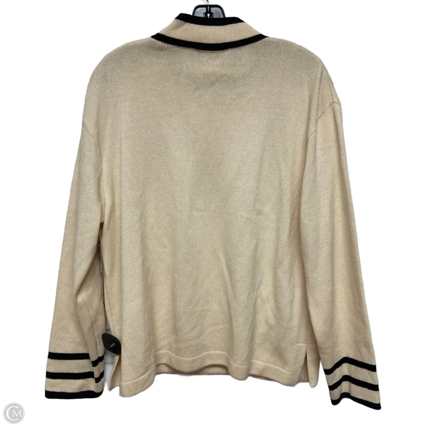 Sweater Luxury Designer By St John Collection In Cream, Size: M
