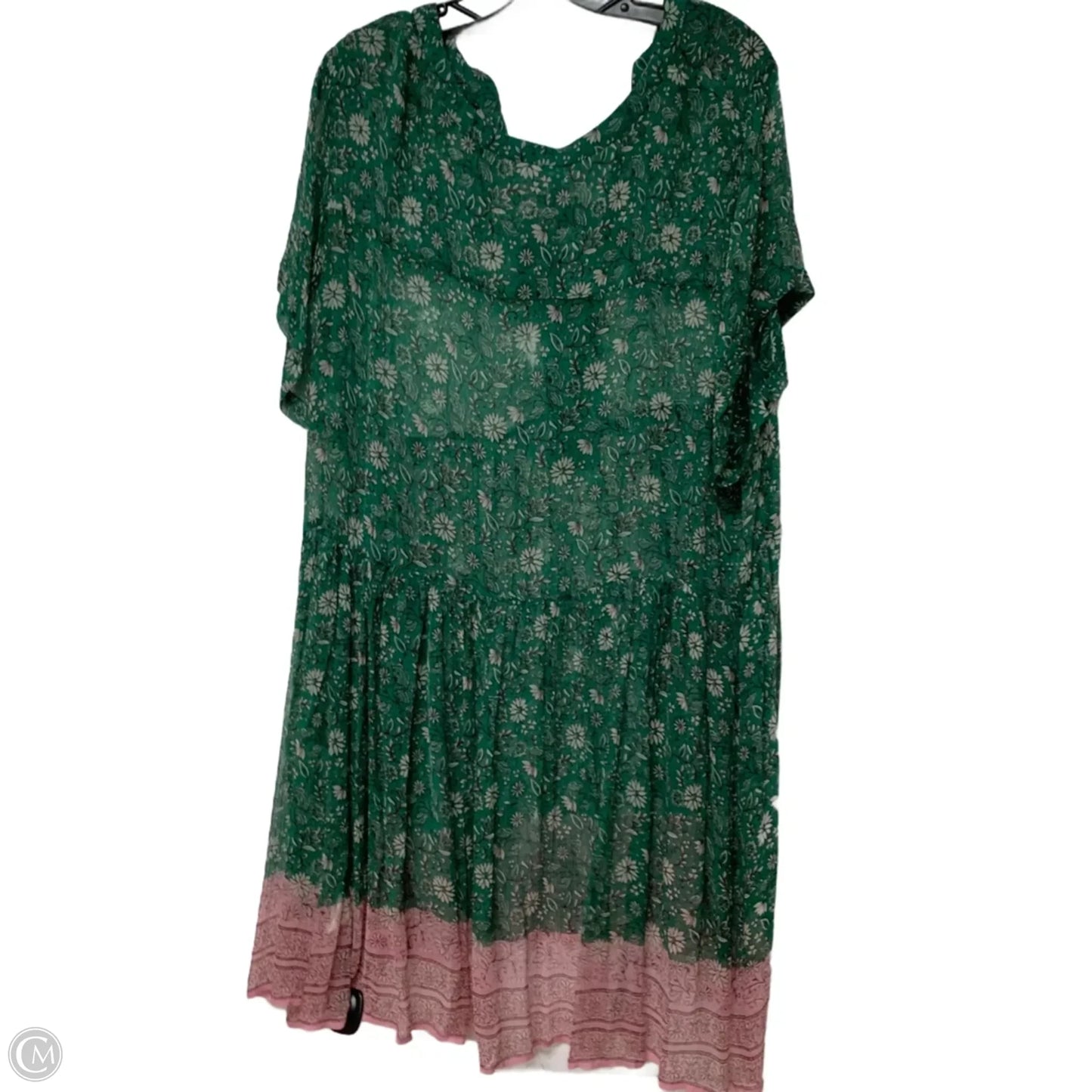 Dress Casual Short By Maeve In Green, Size: 3x