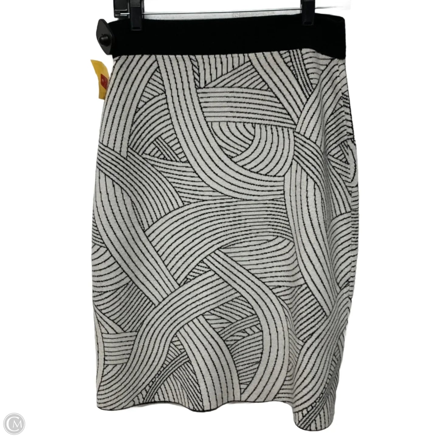 Skirt Mini & Short By Maeve In Black & White, Size: M