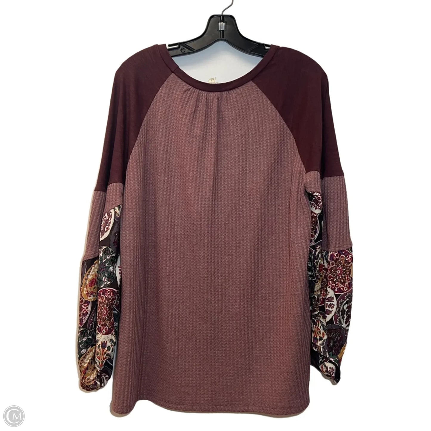 Top Long Sleeve By Umgee In Pink, Size: S