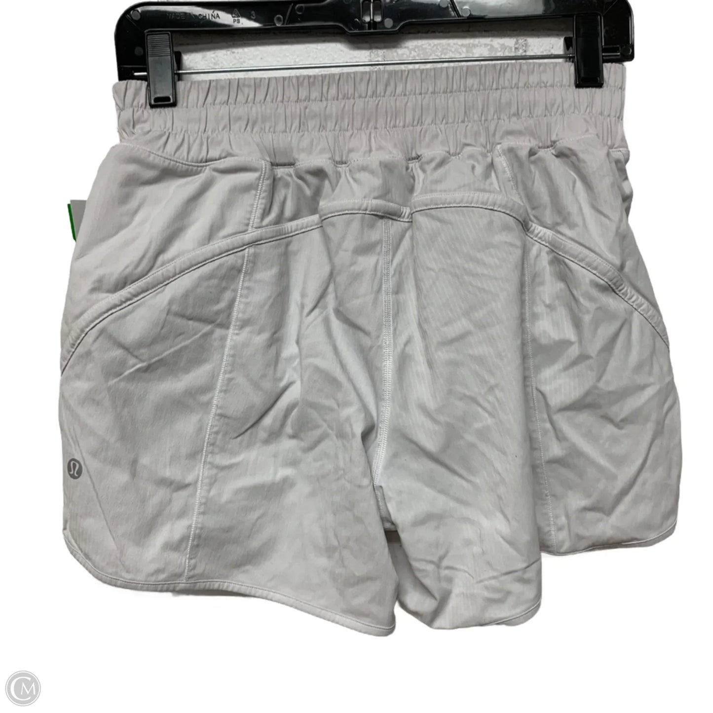Athletic Shorts By Lululemon In White, Size: M